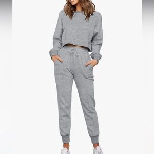 Zesica grey sweat set